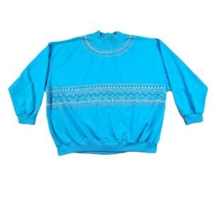 Vintage Belvedere Plus Sweatshirt 90S Plus Size Fun Bright